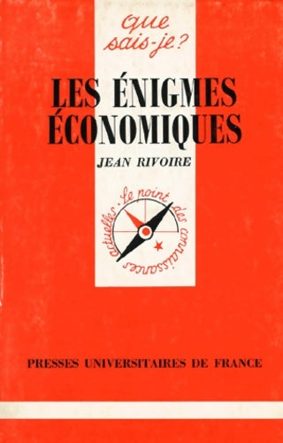 Livrenpoche : Les énigmes économiques - J. Rivoire - Livre