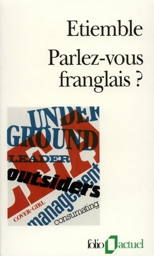 Livrenpoche : Parlez-vous franglais ? - René Etiemble - Livre
