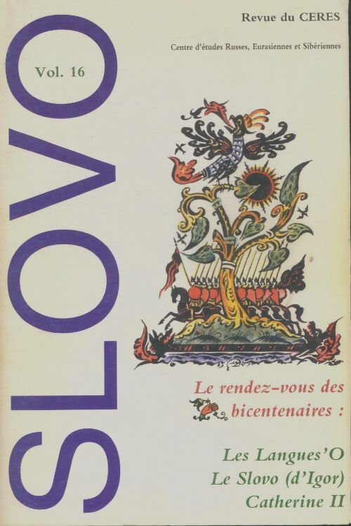 Livrenpoche : Slovo n°16 - Collectif - Livre