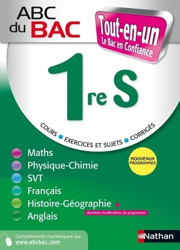 Livrenpoche : ABC du BAC Tout-en-un 1re S - Françoise Cahen - Livre