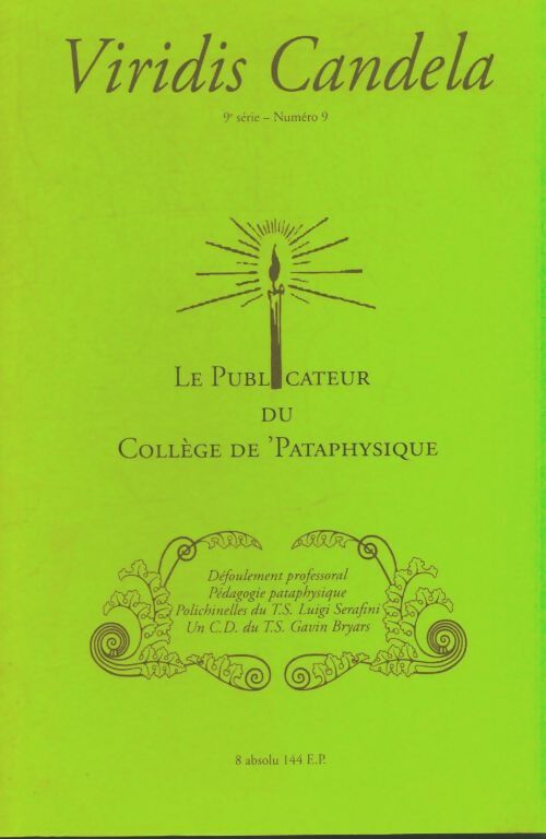 Livrenpoche : Viridis candela 9e série n°9 - Collectif - Livre