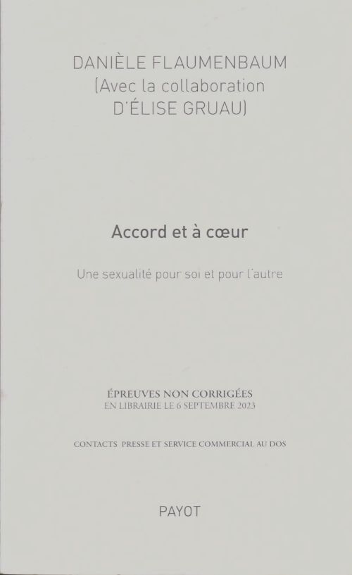 Livrenpoche : Accord et à coeur - Danièle Flaumenbaum - Livre