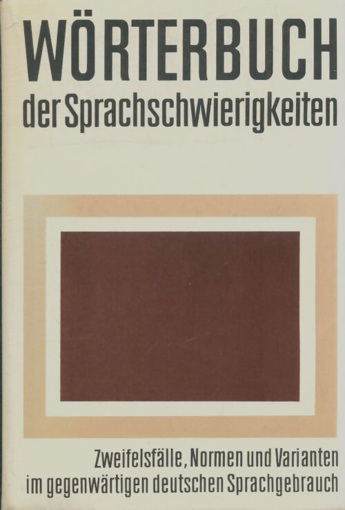 Livrenpoche : Wörterbuch der sprachschwierigkeiten - Joachim Dückert - Livre