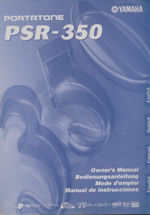 Livrenpoche : Portatone PSR 350 mode d'emploi - Collectif - Livre