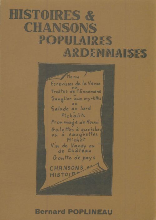 Livrenpoche : Histoires & chansons populaires arennaises - Bernard Poplineau - Livre