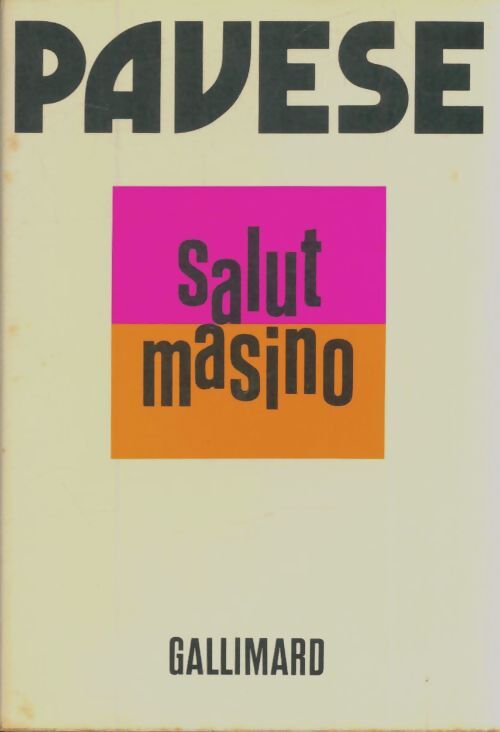 Livrenpoche : Salut Masino - Cesare Pavese - Livre