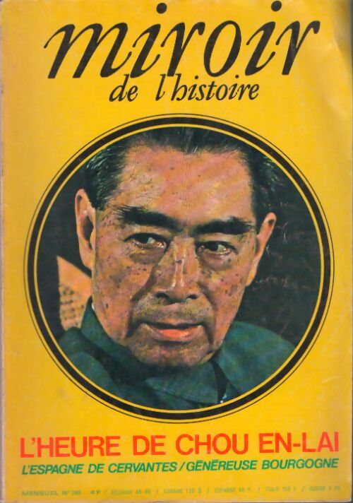 Livrenpoche : Miroir de l'Histoire n°265 : L'heure de Chou En-Lai - Collectif - Livre