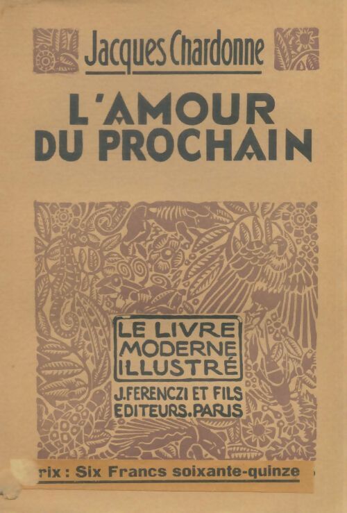 Livrenpoche : L'amour du prochain - Jacques Chardonne - Livre