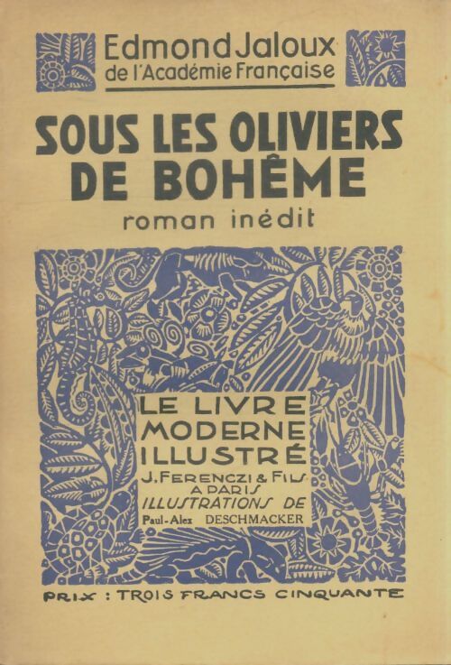 Livrenpoche : Sous les oliviers de bohême - Edmond Jaloux - Livre