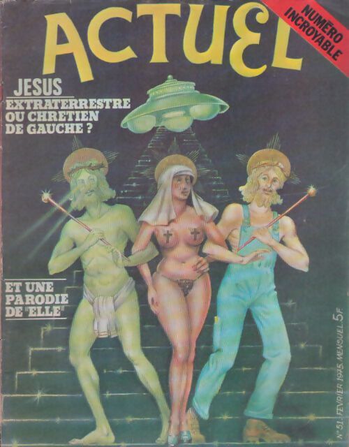 Livrenpoche : Actuel n°51 : Jesus / Parodie de Elle - Collectif - Livre