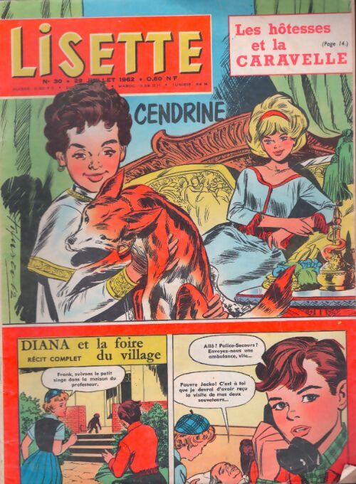 Livrenpoche : Lisette 1962 n°30 : Les hôtesses et la caravelle - Collectif - Livre