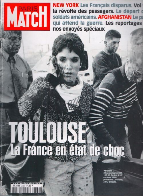 Livrenpoche : Paris Match n°2732 : Toulouse, La France en état de choc - Collectif - Livre