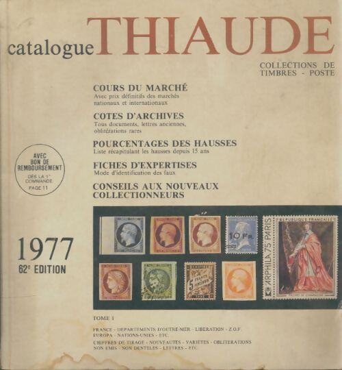 Livrenpoche : Catalogue Thiaude 1977 - Collectif - Livre