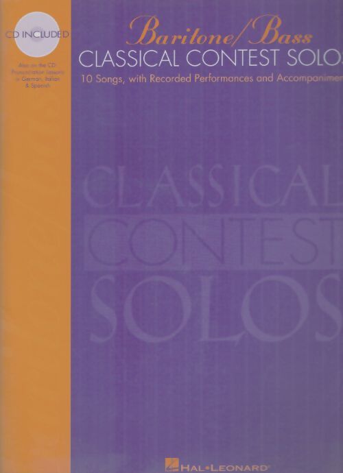 Livrenpoche : Classical contest solos : Baritone / Bass + CD - Collectif - Livre