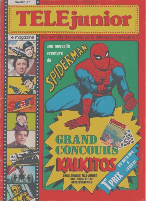 Livrenpoche : Télé Junior n°10 : Spiderman - Collectif - Livre