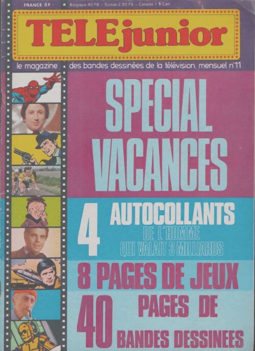 Livrenpoche : Télé Junior n°11 : Spécial vacances - Collectif - Livre