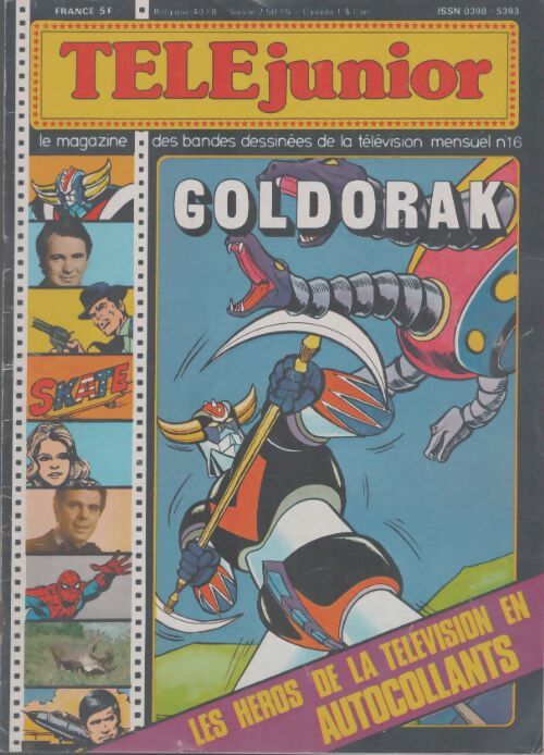 Livrenpoche : Télé Junior n°16 : Goldorak - Collectif - Livre