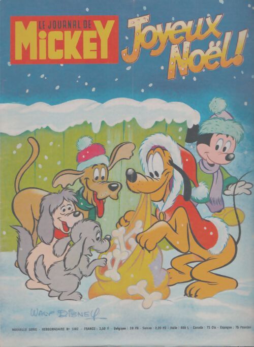Livrenpoche : Le journal de Mickey n°1382 : Joyeux Noël ! - Collectif - Livre