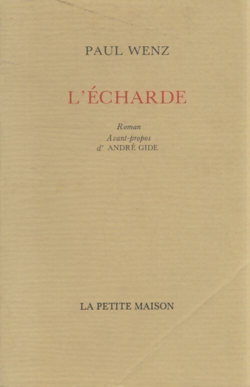 Livrenpoche : L'écharde - Paul Wenz - Livre