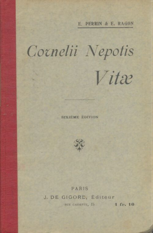Livrenpoche : Cornelii nepetis vitae - E Perrin - Livre