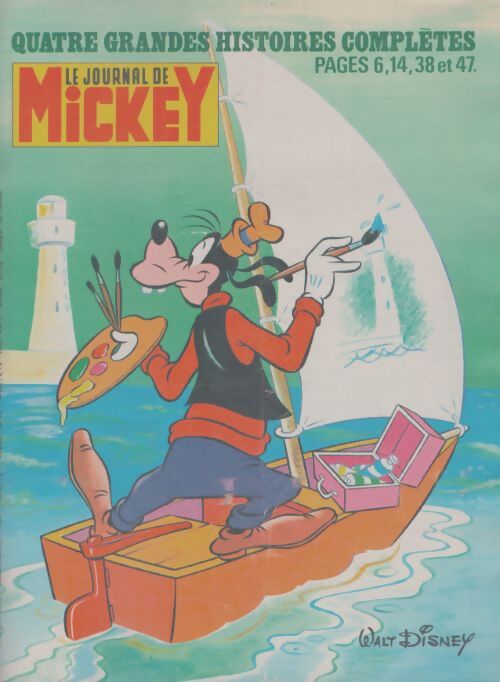 Livrenpoche : Le journal de Mickey n°1420 : Quatre grandes histoires complètes - Collectif - Livre