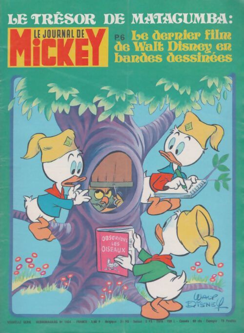 Livrenpoche : Le journal de Mickey n°1404 : Le trésor de Matacumba - Collectif - Livre