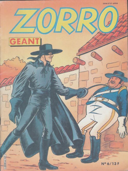 Livrenpoche : Zorro géant n°6 - Collectif - Livre