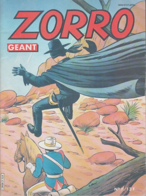 Livrenpoche : Zorro géant n°7 - Collectif - Livre