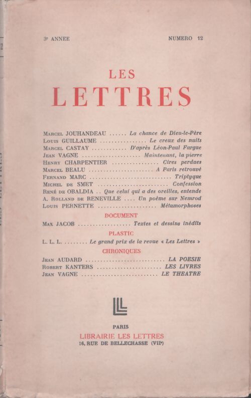 Livrenpoche : Les lettres 3e année n°12 - Collectif - Livre