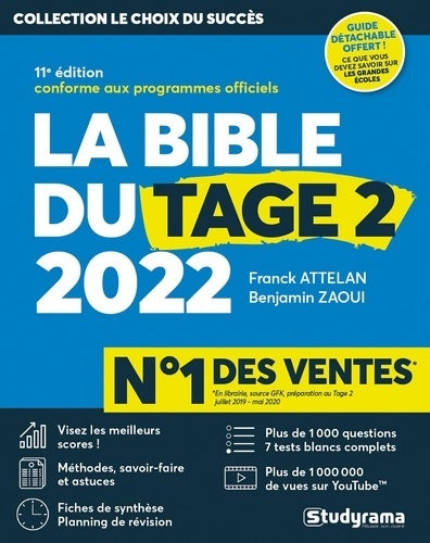 Livrenpoche : La bible de tage 2 - 2022 : 11e édition - Franck Attelan - Livre