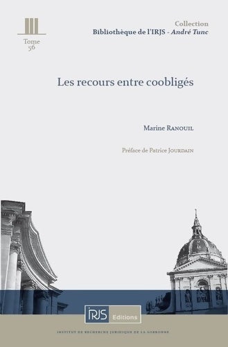 Livrenpoche : Les recours entre coobligés - Marine Ranouil - Livre