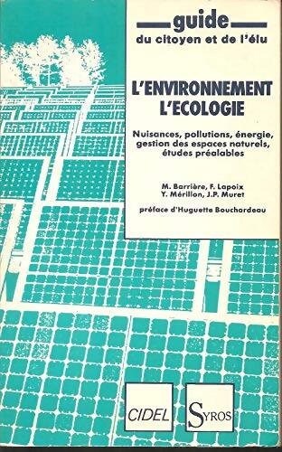 Livrenpoche : L'environnement l'écologie - Collectif - Livre