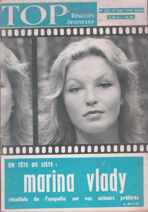 Livrenpoche : Top réalités jeunesse n°252 : Marina Vlady - Collectif - Livre