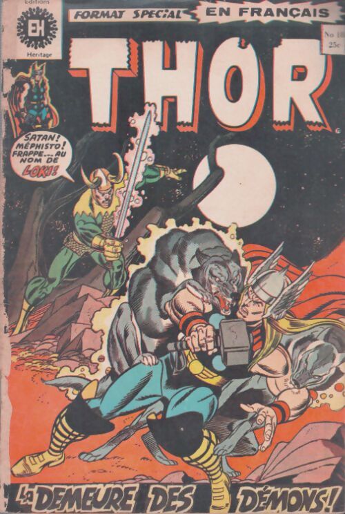 Livrenpoche : Thor n°18 : La demeure des démons - Collectif - Livre