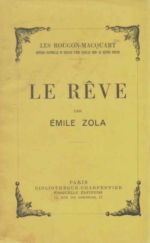 Livrenpoche : Le rêve - Emile Zola - Livre