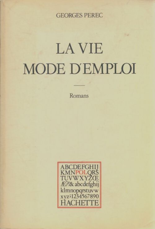 La vie : Mode d'emploi - Georges Perec - Livre