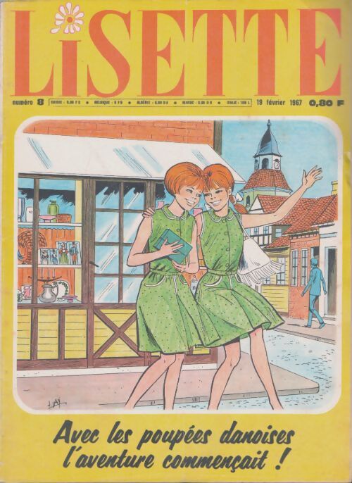 Livrenpoche : Lisette 1967 n°8 : Avec les poupées danoises l'aventure commençait ! - Collectif - Livre