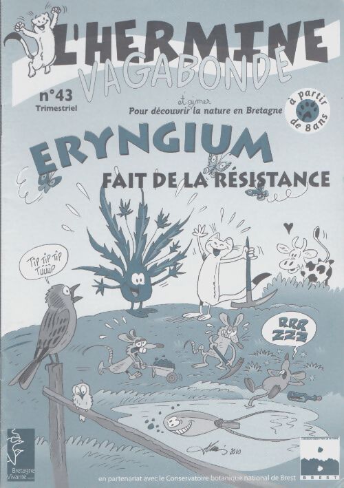 Livrenpoche : L'hermine vagabonde n°43 : Eryngium - Collectif - Livre