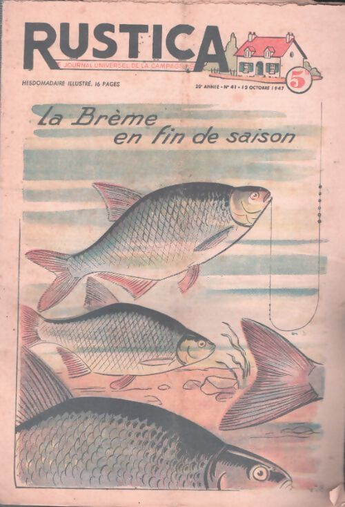 Livrenpoche : Rustica 20e année n°41 : La brème en fin de saison - Collectif - Livre