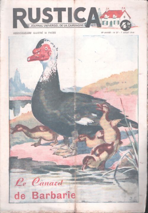 Livrenpoche : Rustica 19e année n°27 : Le canard de Barbarie - Collectif - Livre