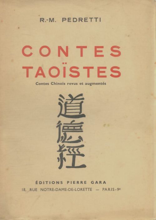 Livrenpoche : Contes taoïstes - R.M Pedretti - Livre