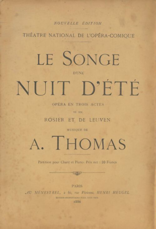 Livrenpoche : Le songe d'une nuit d'été - William Shakespeare - Livre