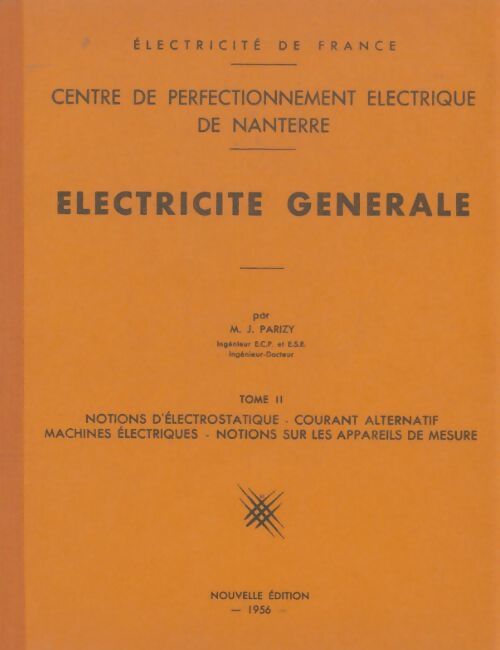 Livrenpoche : Électricité générale Tome II - Collectif - Livre