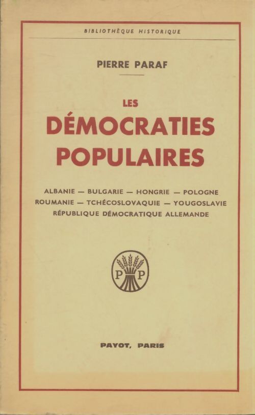 Livrenpoche : Les démocraties populaires - Pierre Paraf - Livre