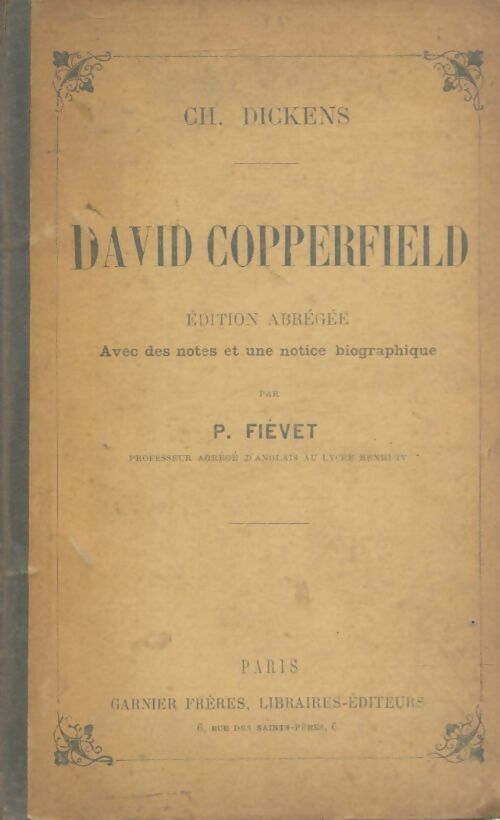 Livrenpoche : David Copperfield édition abrégée - Charles Dickens - Livre
