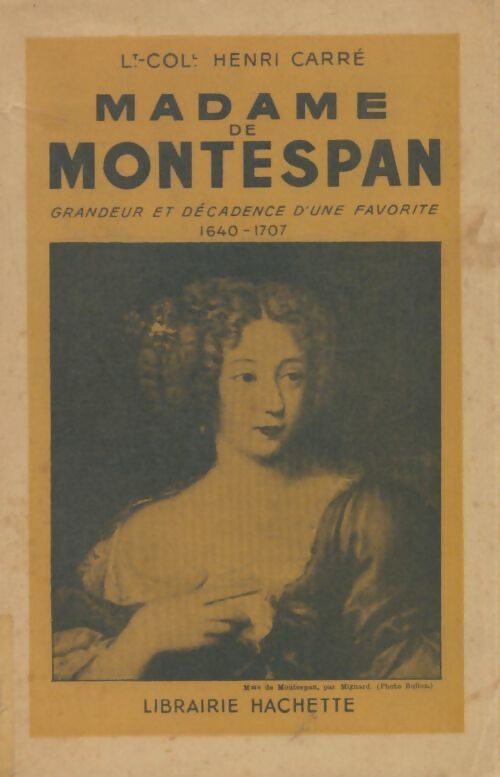 Livrenpoche : Madame de Montespan - Henri Carré - Livre