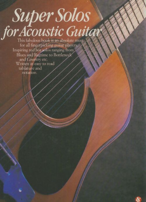Livrenpoche : Super solos for acoustic guitar - Collectif - Livre