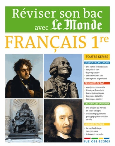 Livrenpoche : Réviser son Bac avec Le Monde : Français 1re toutes séries - Alain Malle - Livre