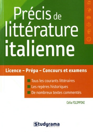 Livrenpoche : Précis de littérature italienne - Celia Filippini - Livre