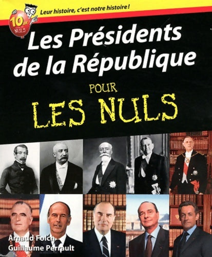 Livrenpoche : Présidents de la République Pour les nuls - Arnaud Folch - Livre